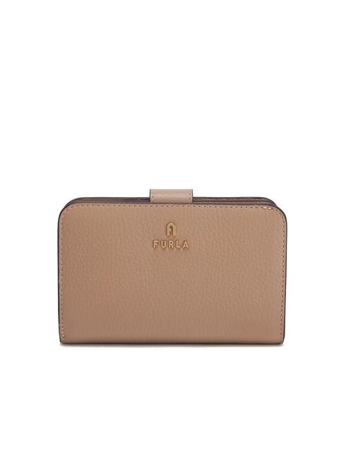 FURLA CAMELIA Kompaktowy portfel szary - Portfele damskie