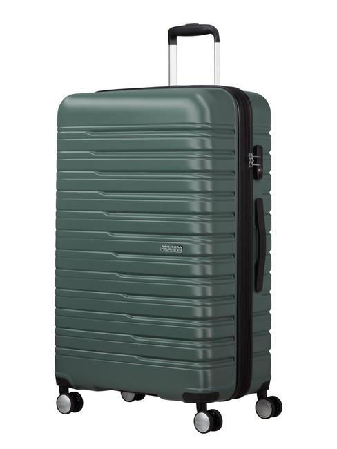AMERICAN TOURISTER FLASHLINE Duży, rozszerzalny wózek ciemny las - Wózki twarde