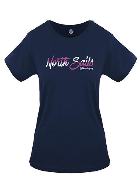 NORTH SAILS N|S OFFSHORE RACING Koszulka bawełniana granatowy - Koszulki i topy damskie