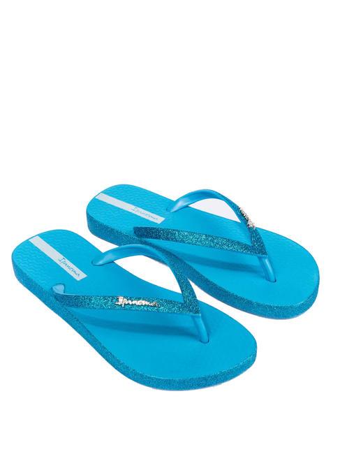 IPANEMA MAXI GLOW Klapki niebieski/błyszczący niebieski - Buty damskie