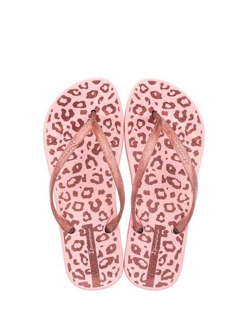 IPANEMA CONNECT FEM Klapki gumowe różowy/brokat - Buty damskie