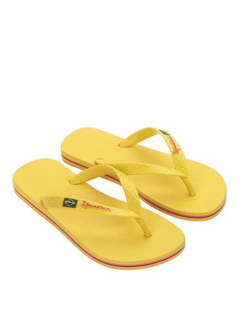 IPANEMA CLAS BRASIL II  Klapki żółty/żółty - Buty damskie