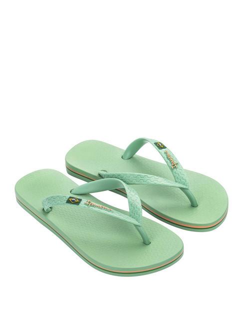 IPANEMA CLAS BRASIL II  Klapki zielony - Buty damskie