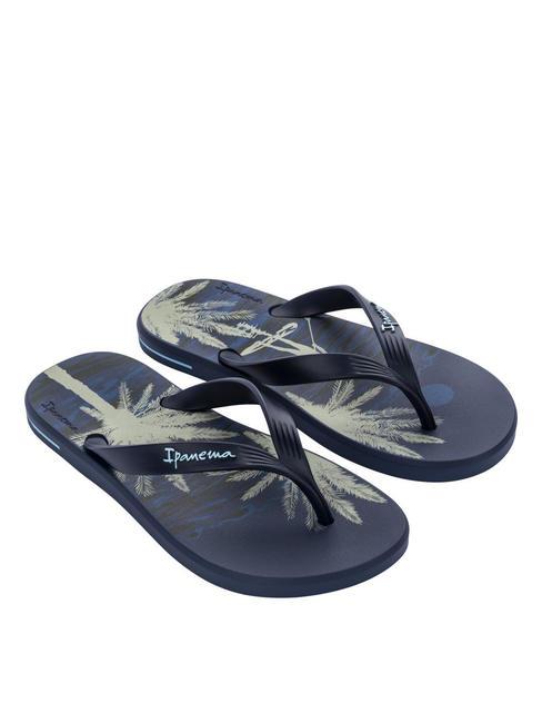 IPANEMA POSTO 10 TEMAS IV  Klapki gumowe niebieski/zielony - Buty męskie