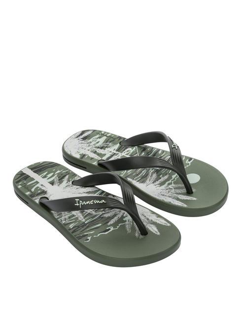 IPANEMA POSTO 10 TEMAS IV  Klapki gumowe zielony - Buty męskie