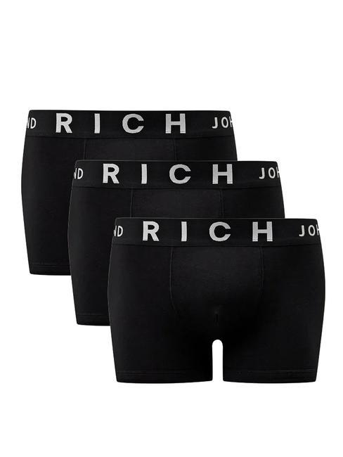 JOHN RICHMOND LONDON TRIPACK Komplet 3 bokserek czarny - Majtki męskie