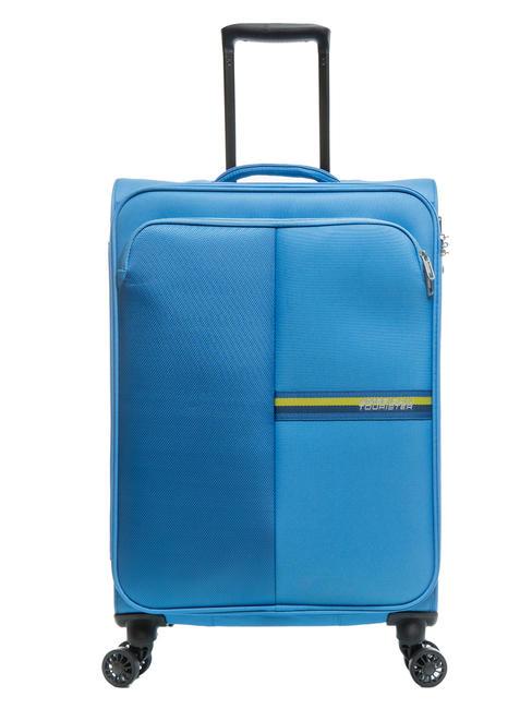 AMERICAN TOURISTER BRIGHT LIFE Wózek średniej wielkości spokojny niebieski - Wózki półsztywne