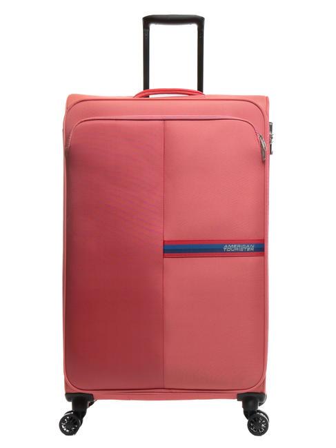 AMERICAN TOURISTER BRIGHT LIFE Wózek o bardzo dużym rozmiarze koral muśnięty słońcem - Wózki półsztywne