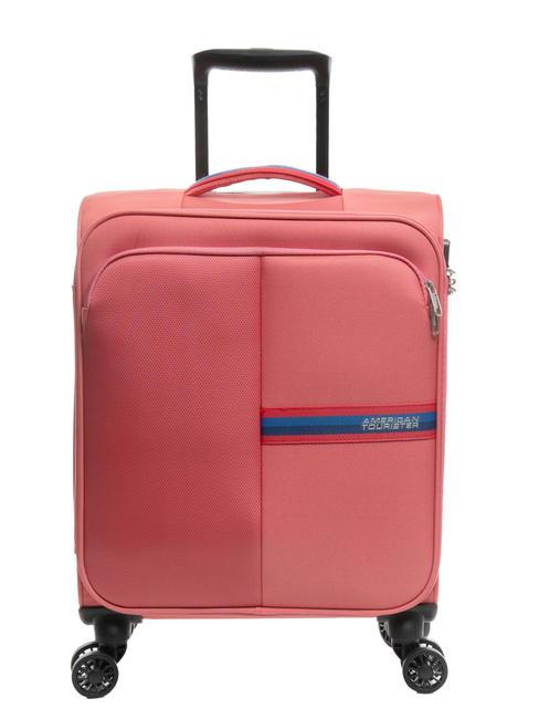 AMERICAN TOURISTER BRIGHT LIFE Wózek na bagaż podręczny koral muśnięty słońcem - Bagaż podręczny
