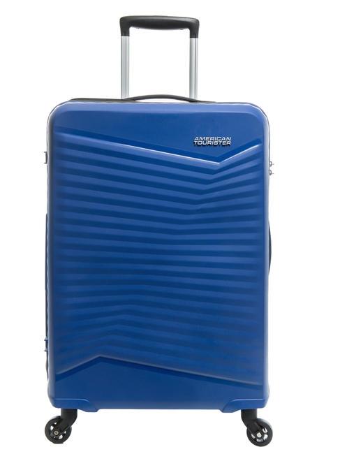 AMERICAN TOURISTER JETDRIVER 2.0 Wózek średniej wielkości GRANATOWY - Wózki twarde