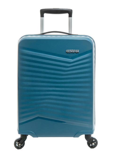 AMERICAN TOURISTER JETDRIVER 2.0 Wózek na bagaż podręczny turkusowy - Bagaż podręczny