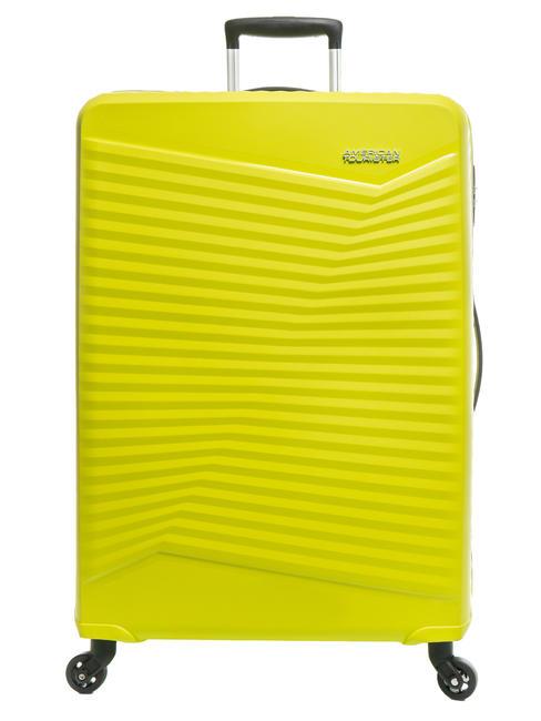 AMERICAN TOURISTER JETDRIVER 2.0 Duży wózek SŁONECZNA LIMONKA - Wózki twarde