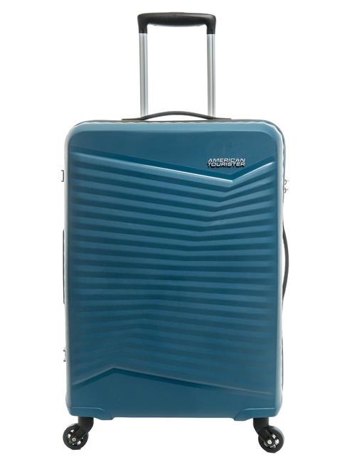 AMERICAN TOURISTER JETDRIVER 2.0 Wózek średniej wielkości turkusowy - Wózki twarde
