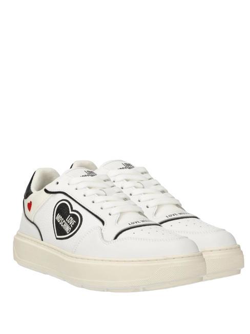 LOVE MOSCHINO BOLD 40 MIX Adidasy beżowy/czarny - Buty damskie