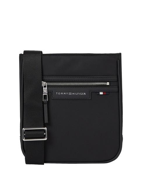 TOMMY HILFIGER TH URBAN REPREVE Torba z poliestru poddanego recyklingowi czarny - Torby na ramię męskie