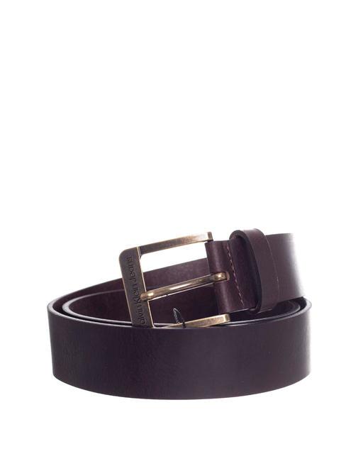 CALVIN KLEIN CK JEANS 4.0 Pasek skórzany kawa po turecku - Paski
