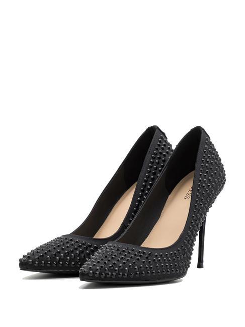 GUESS SABALIAY Wysoki dekolt z ćwiekami CZARNY - Buty damskie