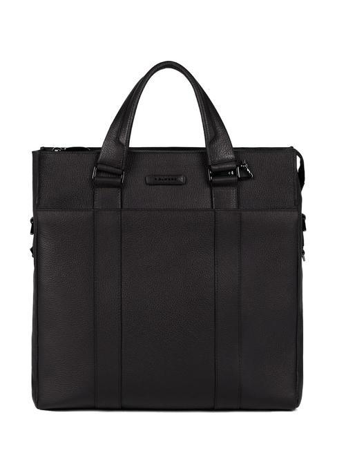 PIQUADRO MODUS RESTYLING Torba na laptopa 13", skóra Czarny - Teczki robocze