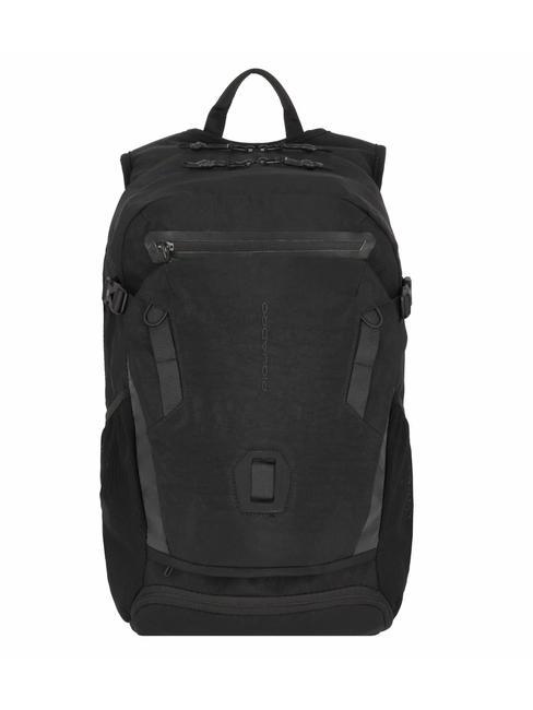 PIQUADRO INIA Plecak na laptopa 15,6" Czarny - Plecaki na laptopa do pracy