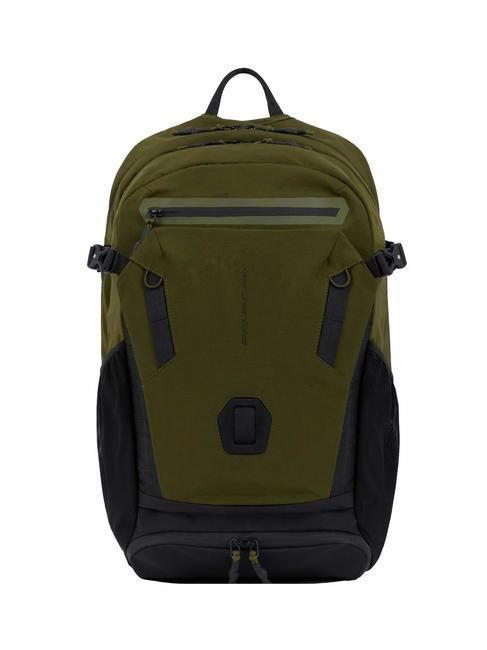 PIQUADRO INIA Plecak na laptopa 15,6" ZIELONY - Plecaki na laptopa do pracy