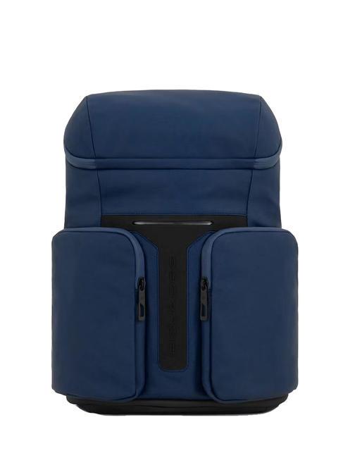 PIQUADRO HIDOR  Plecak na laptopa 14" niebieski - Plecaki na laptopa do pracy