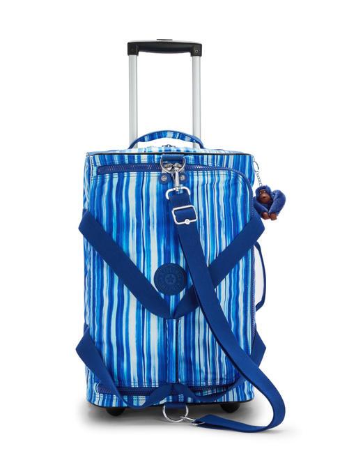 KIPLING TEAGAN S Torba podręczna na kółkach królewskie paski - Bagaż podręczny