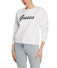 GUESS LOGO Bluza z nadrukowanym logo czysto biały - Bluzy damskie - 1