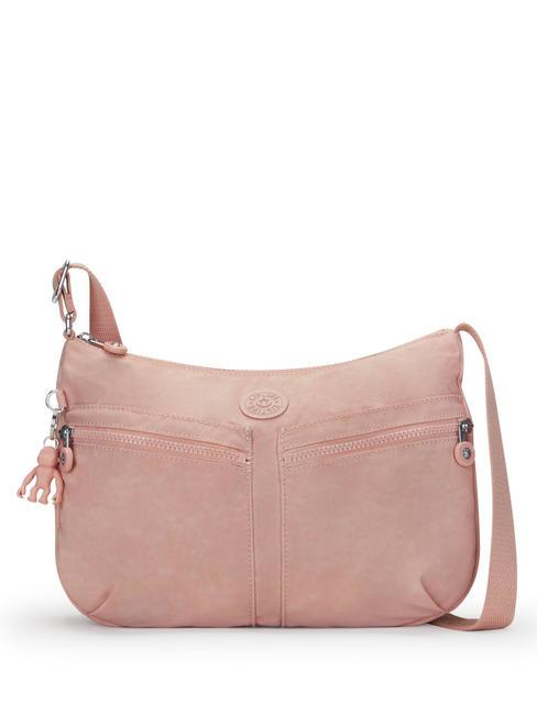 KIPLING IZELLAH M Torba na ramię róża delikatna - Torby damskie