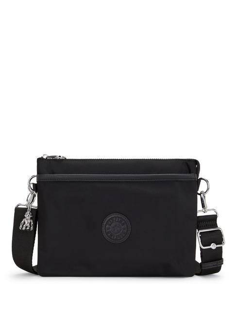 KIPLING RIRI L Płaska torba na ramię paka czarny c - Torby damskie