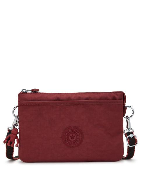 KIPLING RIRI S Płaska mini torba rozbłysk rdzy - Torby damskie