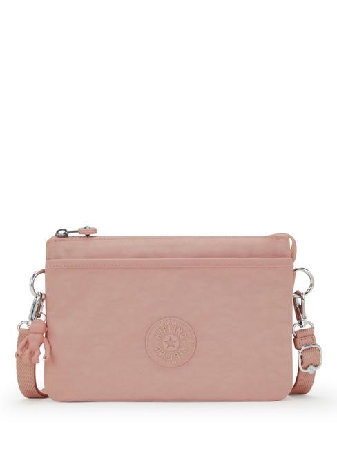 KIPLING RIRI S Płaska mini torba róża delikatna - Torby damskie
