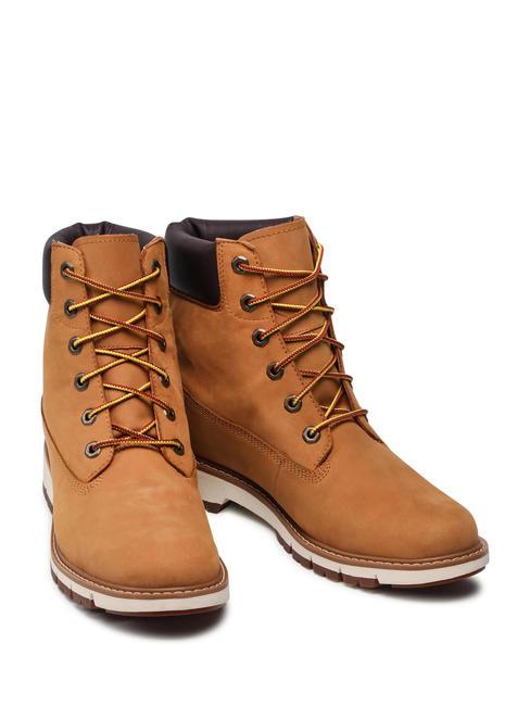 TIMBERLAND LUCIA WAY 6 INCH Skórzane botki pszenica - Buty damskie