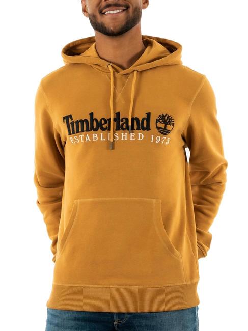 TIMBERLAND ESTABILISHED 1973 Bluza z kapturem but pszeniczny - Bluzy męskie