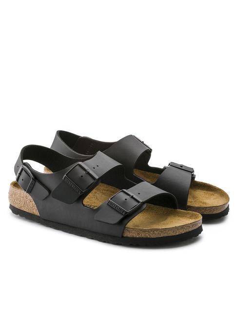 BIRKENSTOCK MILANO Sandały Birko-Flor czarny - Buty uniseks