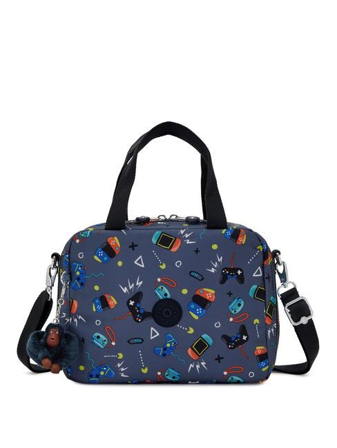 KIPLING MIYO Torba termiczna na lunch szary do gier - Torby i akcesoria dla dzieci