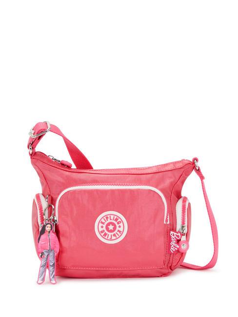 KIPLING GABBIE MINI BARBIE Mała torba na ramię żywy róż - Torby i akcesoria dla dzieci