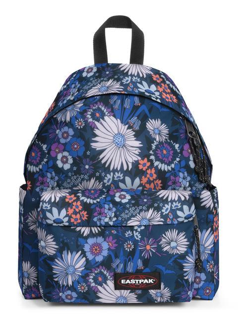 EASTPAK PADDED DAY PAK'R Plecak na laptopa 14" z kieszenią na butelkę z wodą kwiat popu czarny - Plecaki szkolne i rekreacyjne
