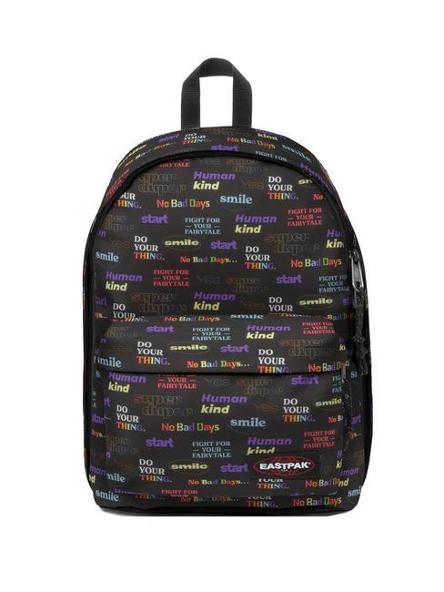 EASTPAK OUT OF OFFICE Plecak na laptopa 13" czarna nostalgia - Plecaki szkolne i rekreacyjne