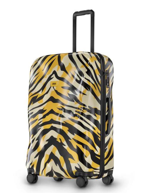 CRASH BAGGAGE ICON PATTERN Duży wózek kamuflaż tygrysi - Wózki twarde