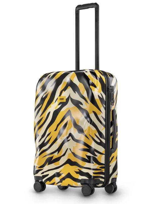 CRASH BAGGAGE ICON PATTERN Wózek średniej wielkości kamuflaż tygrysi - Wózki twarde