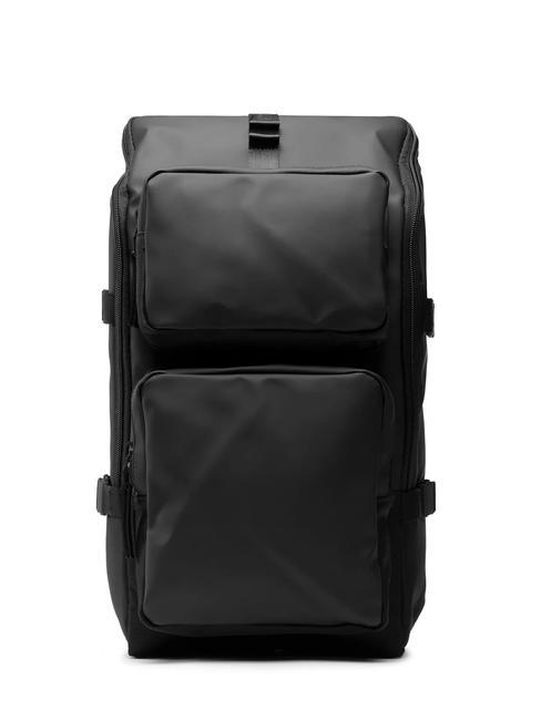 RAINS TRAIL CARGO BACKPACK Plecak na laptopa 13" czarny - Plecaki szkolne i rekreacyjne
