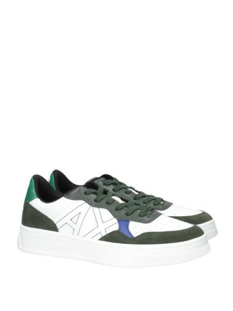 ARMANI EXCHANGE A|X Adidasy ciemnozielony+zielony - Buty męskie