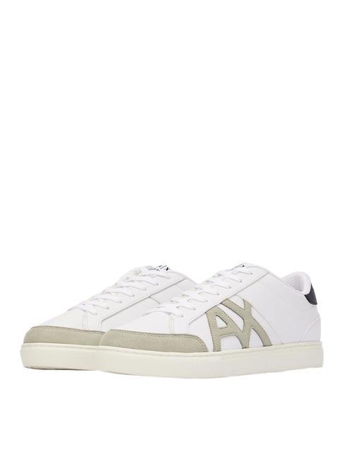 ARMANI EXCHANGE A|X Adidasy op.biały+granatowy - Buty męskie