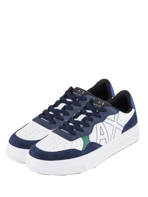 ARMANI EXCHANGE A|X Adidasy granatowy+niebieski - Buty męskie