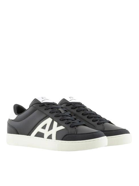 ARMANI EXCHANGE A|X Adidasy głęboki niebieski + op.biały - Buty męskie