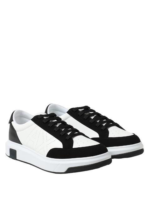 ARMANI EXCHANGE A|X Adidasy czarny+op.biały - Buty męskie