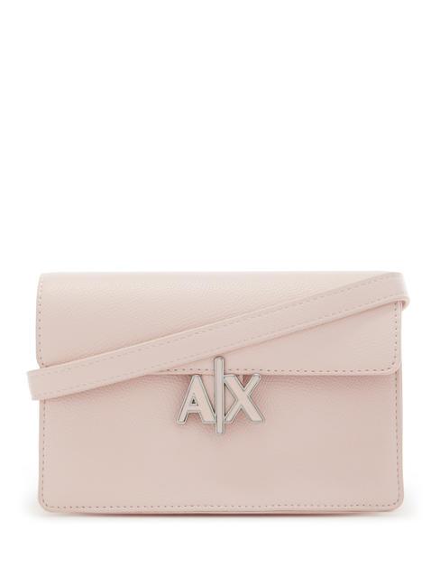ARMANI EXCHANGE A|X LOGO Mała torba na ramię różowy przystanek - Torby damskie