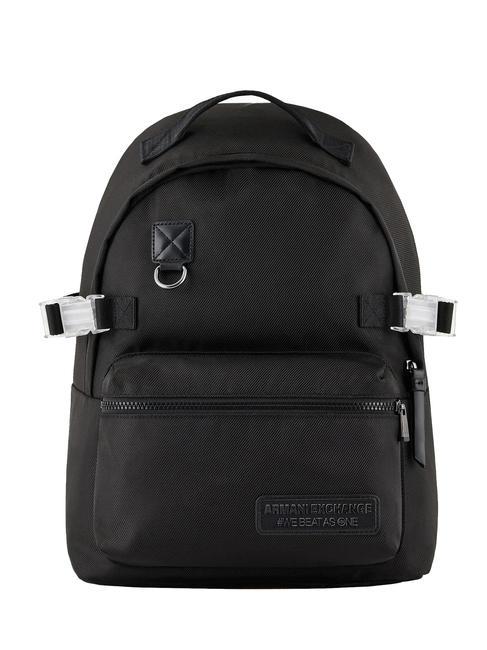 ARMANI EXCHANGE WE BEAT AS ONE Plecak na laptopa 13" Czarny - Plecaki na laptopa do pracy