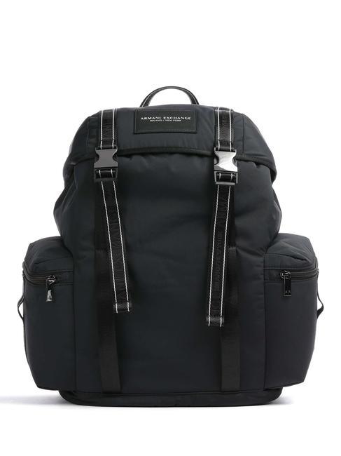 ARMANI EXCHANGE MILANO NEW YORK Plecak na laptopa 13" Czarny - Plecaki na laptopa do pracy
