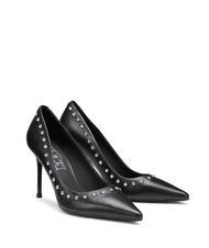 CULT QUEEN 3878 Sk&oacute;rzany dekolt z aplikacjami - Buty damskie